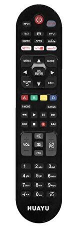 HUAYU KL URC1517 NETFLIX-YOUTUBE-AMAZON TUŞLU LCD LED TV UNIVERSAL KUMANDA (4490)