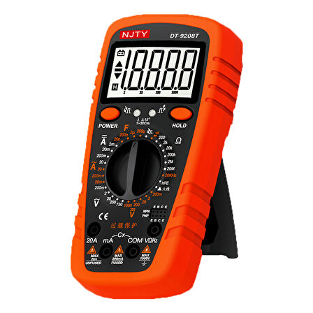 NJTY DT-9208T EL TİPİ MULTİMETRE DIGITAL ÖLÇÜ ALETİ (4490)