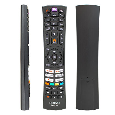 HUAYU KL VESTEL RM-L1785 NETFLIX-YOUTUBE-PRIME VIDEO TUŞLU UNIVERSAL LCD LED TV KUMANDA (4490)