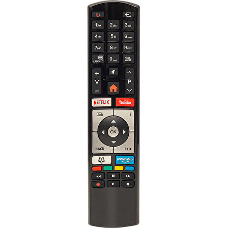 KL VESTEL RC4318P NETFLIX-YOUTUBE-PRİME VİDEO TUŞLU LCD-LED TV KUMANDA YAZISIZ (4490)