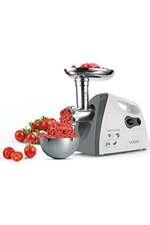 HARLEM GURME H-020-022 BEYAZ ELEKTRİKLİ ET KIYMA MAKİNESİ 2200W (4490)