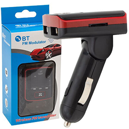 HELLO HL-19682 USB/SD/MP3 12-24 VOLT EKRANLI UKLI HAFIZASIZ BLUETOOTH FM TRANSMITTER (4490)