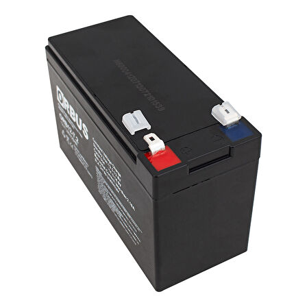AKÜ 12 VOLT 7.2 AMPER ORBUS UPSLER İÇİN ORB12-7.2 (150 X 65 X 90 MM) (4490)