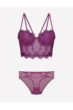 Destekli Sütyen Büstiyer Takım