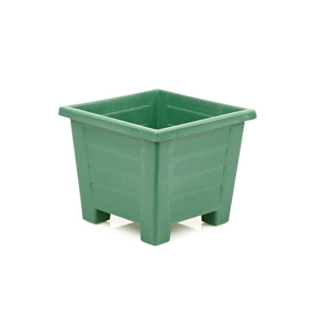 Omnipazar  SY-5846 Dekoratif Plastik Kare Ayaklı Saksı 7 Litre No 3