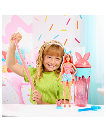 Barbie Pop Reveal Shake Serisi Turuncu Tavşan JCN87