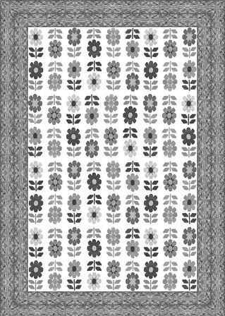 Pamuk Dokuma Taban Kaymaz Yıkanabilir Klasik Desenli  Salon Halısı Mutfak Halısı Koridor Halısı