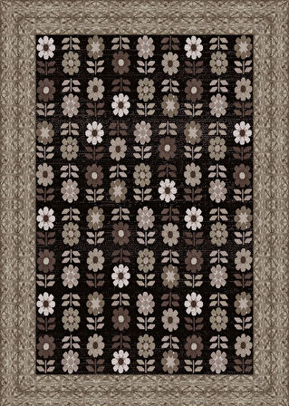 Pamuk Dokuma Taban Kaymaz Yıkanabilir Klasik Desenli  Salon Halısı Mutfak Halısı Koridor Halısı