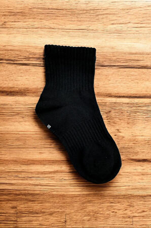 6 Çift Burun Dikişsiz Düz Tenis Çocuk Soket