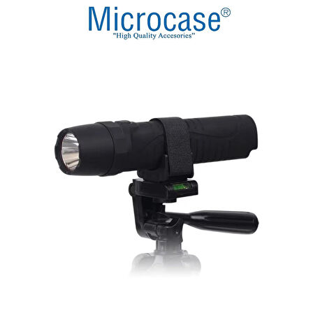 Microcase Çok Amaçlı Cırt Yapışkanlı 1/4 Vida girişli Tutucu Sabitleyici - SİYAH AL5002