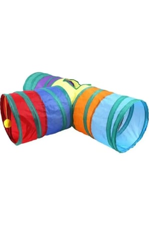 2 Adet Kedi Oyun Tüneli – Katlanabilir Naylon/Polyester Tünel, Ev İçi Oyun Alanı, Cat Tunnel, Play Tunnel