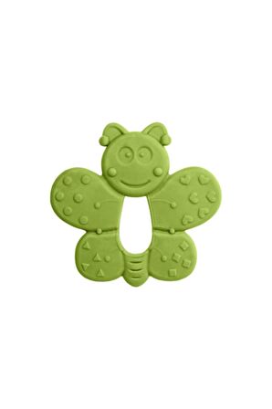 Bambino Kauçuk Yumuşak Diş Kaşıyıcı Yeşil Kelebek