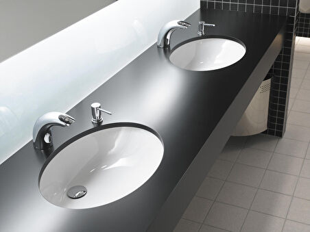 VitrA S20 6069B003-0012 Tezgah Altı Lavabo, 52 cm, Beyaz