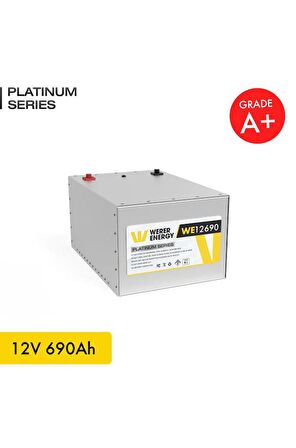 12V 690Ah LiFePO4 Platinum Series Bluetooth'lu Lityum Demir Fosfat Akü 