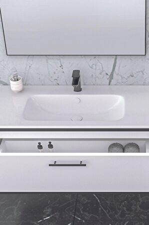 Asya 100 Cm Banyo Dolabı - Boy Dolap Hariç