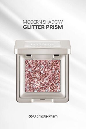 Topaklanmayan El Yapımı Holografik Simli Far Modern Shadow Glitter Prism (No.3 Ultimate Prism)