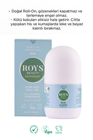 Roys Beauty Doğal Roll-on Erkek