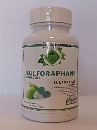 Sülforafan Brokoli Kapsül (SULFORAPHANE BROCCOLİ CAPSULE) 60 Adet