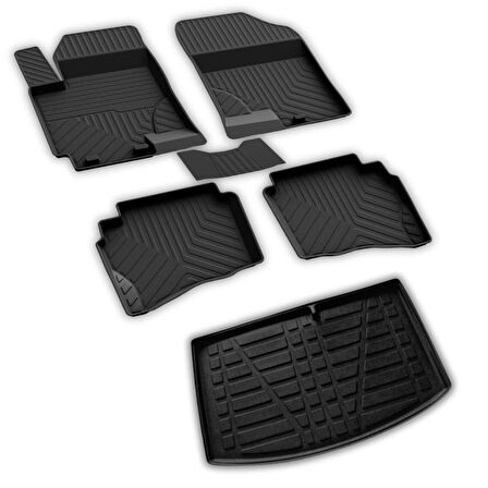 Hyundai i20 1 Ferrous 4D Paspas ve 3D Bagaj Havuzu 2009 2014