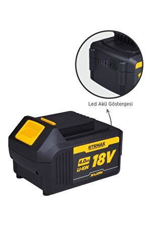 RTX1804 X-Lion Akü Yedek Batarya 4.0 Ah