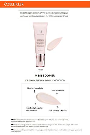 Missha B.B Boomer Işıltılı Nemlendirici 40 ml Makyaj Bazı