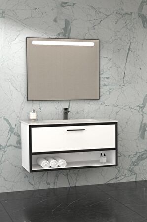 Asya 100 Cm Banyo Dolabı - Boy Dolap Hariç