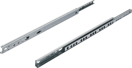 Häfele Bilyalı Ray, 17 / 10, Ray Yüksekliği: 17 mm, Tek Açılım, Taşıma Kapasitesi: 10 kg - 189 mm