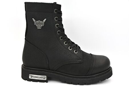 Hammer Jack 102 18505-M Erkek Deri Bot SİYAH