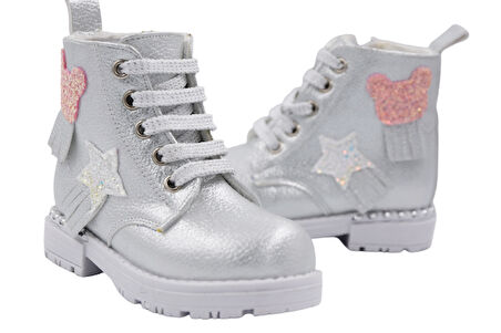 MiniWomen Bt49 Kız Çocuk Bot GUMÜŞ