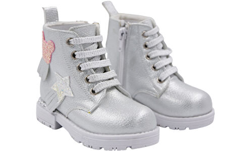 MiniWomen Bt49 Kız Çocuk Bot GUMÜŞ