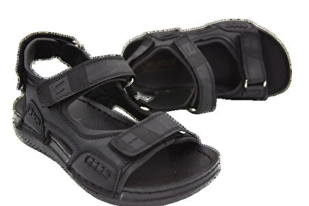Carla Verde 171241 Filet Erkek Sandalet SİYAH
