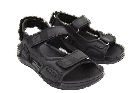 Carla Verde 171241 Filet Erkek Sandalet SİYAH