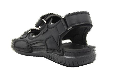 Carla Verde 171241 Filet Erkek Sandalet SİYAH