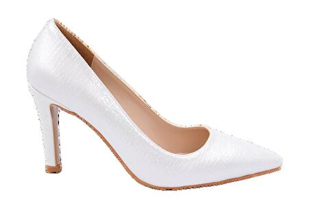 ParkModa D8670 Kadın Stiletto Ayakkabı BEYAZ