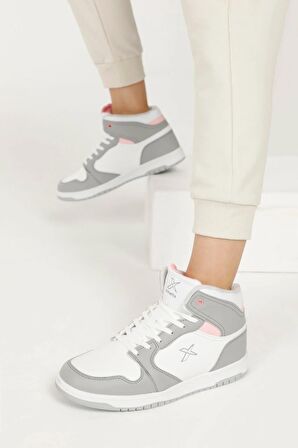 Kinetix Jones Pu Hı W 2FX Sneaker Spor Ayakkabı Beyaz Gri