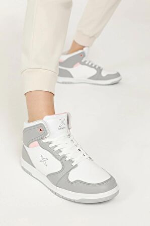 Kinetix Jones Pu Hı W 2FX Sneaker Spor Ayakkabı Beyaz Gri