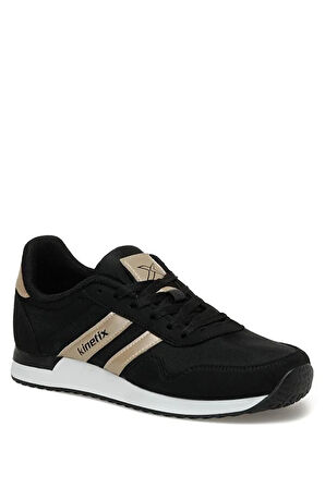 Kinetix Pıero Tx W 2FX Kadın Sneaker Ayakkabı SİYAH ALTIN