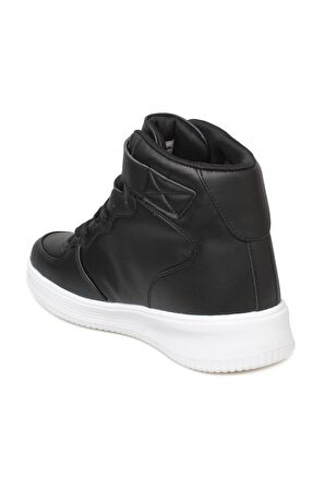 Jump 16309 Erkek Bilekli Sneaker SİYAH BEYAZ