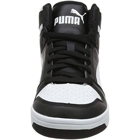 Puma Rebound LayUp SL Siyah Beyaz  Unisex Basketbol Ayakkabısı SİYAH BEYAZ