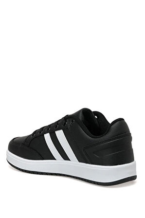 Kinetix KORT PU 4PR Termo Kaymaz Taban Beyaz Erkek Sneaker SİYAH