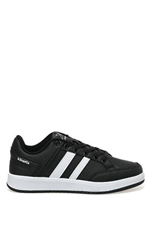Kinetix KORT PU 4PR Termo Kaymaz Taban Beyaz Erkek Sneaker SİYAH