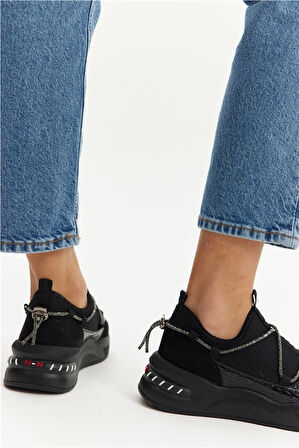 Prego (Park Moda) Poli Hafif Taban Kadın Günlük Spor Ayakkabı SİYAH