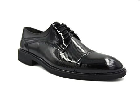 Prego (Stilloni) Hakiki Deri Eva Hafif Taban Erkek Klasik Ayakkabı RUGAN SİYAH