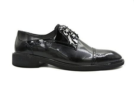 Prego (Stilloni) Hakiki Deri Eva Hafif Taban Erkek Klasik Ayakkabı RUGAN SİYAH