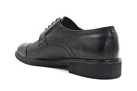 Prego (Stilloni) Hakiki Deri Eva Taban Bağcıklı Erkek Klasik Ayakkabı SİYAH