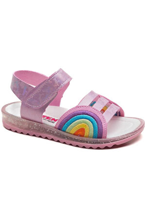 Prego (Arzen) Ortapedi Termo Kaymaz Taban Cırtlı Kız Çocuk Sandalet PEMBE