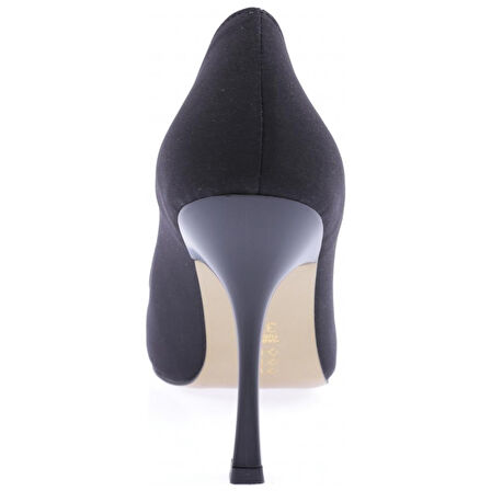 Prego 030-23Y Kadin Kristal Üzüm Asmali Tokali Topuklu Ayakkabi SİYAH