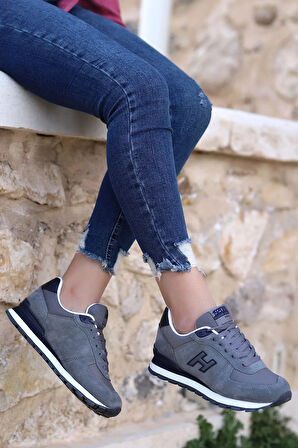 Hammer Jack 102 19250-G Peru Nubuk Deri UNISEKS Spor Ayakkabı KOYU GRİ