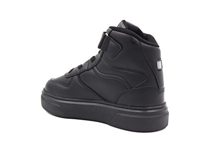 Pinokyo Chıcago Bilekli Poli Hafif Taban Çocuk Spor Ayakkabı SİYAH