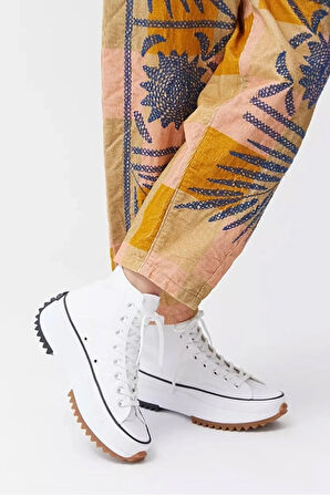 Prego Run Platform Bilekli Ayakkabı BEYAZ